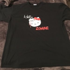 Zombie Hello Kitty t-shirt